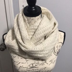American Eagle Cream Infinity Scarf